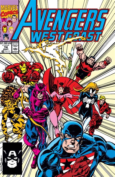 West Coast Avengers 1985 74 Comic Issues Marvel