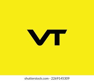 Vt Logo Design Vector Template Stock Vector (Royalty Free) 2269145309 ...