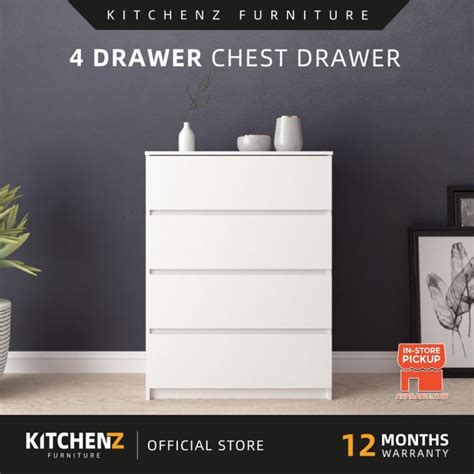 KitchenZ 4 5 Layer Chest Drawer With Lock Without Lock Almari Chest 3 4