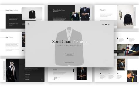 Eligible Fashion Google Slides Template - TemplateMonster