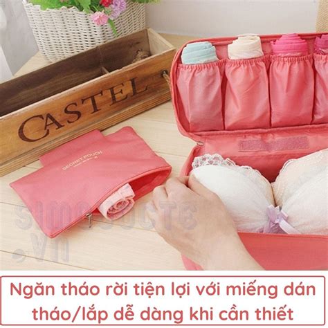 Mua Túi đựng đồ lót áo ngực quần lót underwear bikini nhiều ngăn chống thấm nước đi du lịch giá