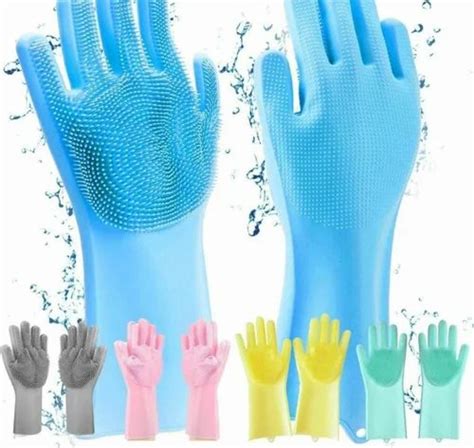 Unisex Silicone Dishwashing Hand Gloves Size Free Size At Rs 75 Pair In New Delhi