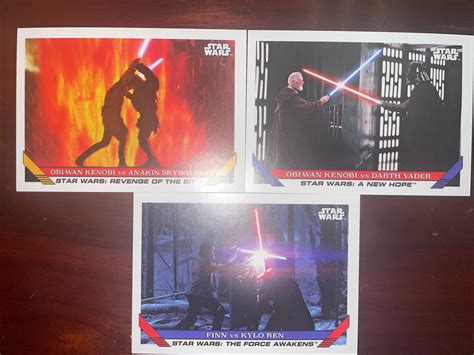 Topps Throwback Thursday Tbt Star Wars Set Kenobi Anakin Vader