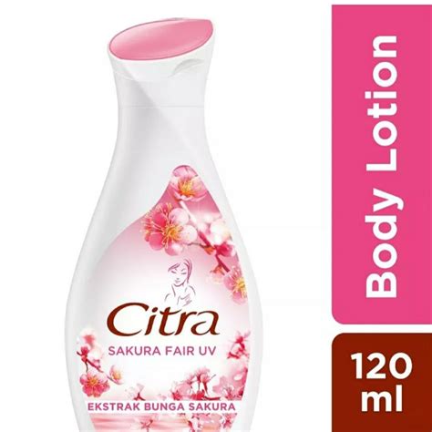 Jual Citra Hand Body Lotion Sakura Fair Uv Ml Shopee Indonesia