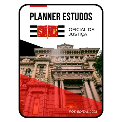 Planner De Estudos Oficial De Justi A Tj Sp