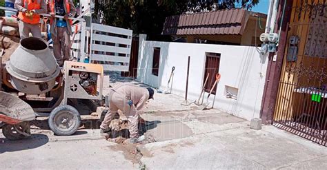 Hoy Tamaulipas Tamaulipas Programa Comapa Sur Pavimentacion De Calles