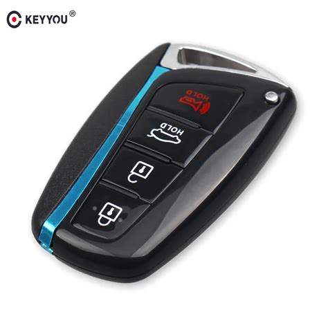 Keyyou Car Key Shell For Hyundai Genesis Santa Fe Equus