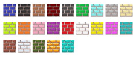 Colored Bricks Mod Minecraft Mod