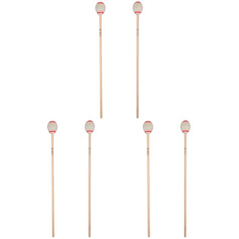 6 Pcs Marimba Mallets Maple Hammer Professional Drumstick Xylophone