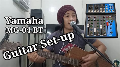 Guitar Set Up For Recording Using Yamaha Mg Bt Full Tutorial Youtube