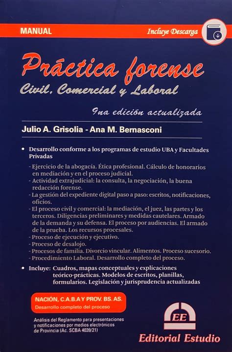 Manual De Pr Ctica Forense Grisolia Bernasconi