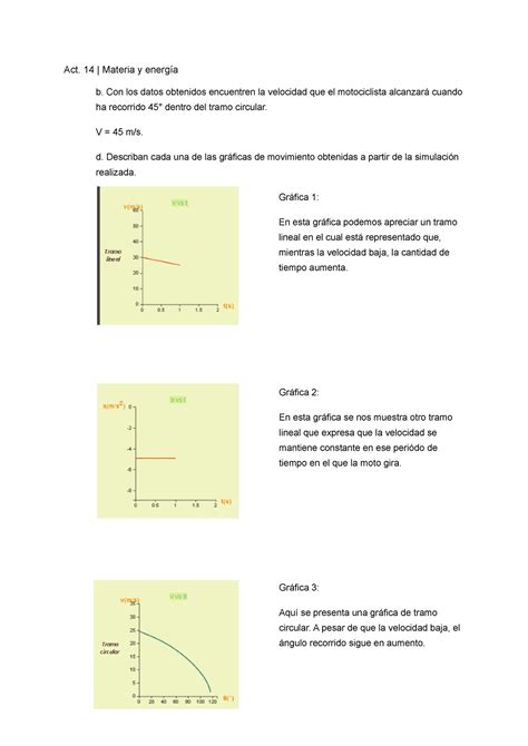 Actividad Materia Y Energ A Cuarto Semestre Act Materia Y