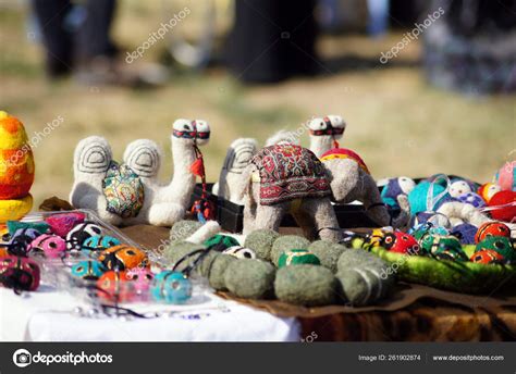 Oriental Camel Toys Tbilisi Street Market Stock Editorial Photo