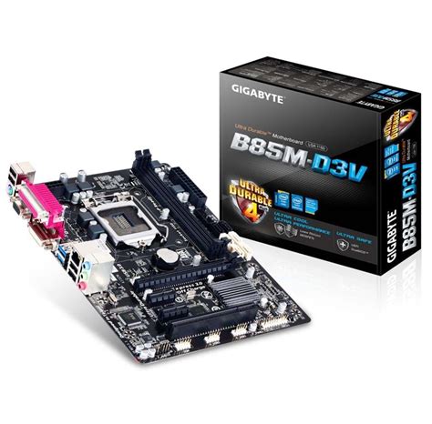 Gigabyte Ga B85m D3v Haswell Bundkort Intel B85 Express Intel