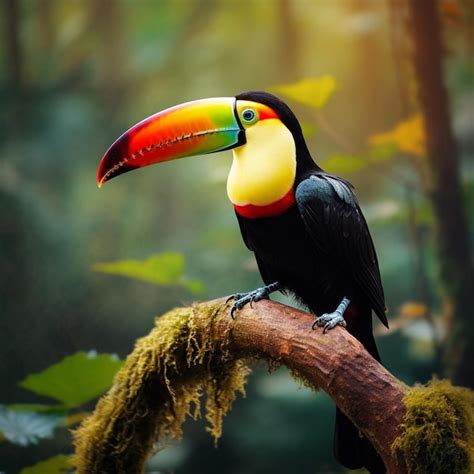 Premium Ai Image Very Nice Toucan Birds Image Generative Ai