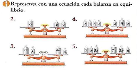 Solved Representa Con Una Ecuaci N Cada Balanza En Equilibrio