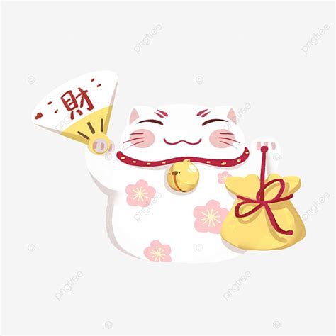 Maneki Neko Hd Transparent Maneki Neko Fortune Cat Material Lucky