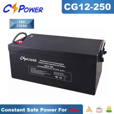 China Cspower Battery V Ah Gel Battery Long Life For Solar System