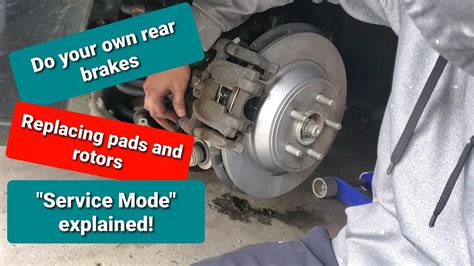 2014 Ford Fusion Rear Brake Service Mode