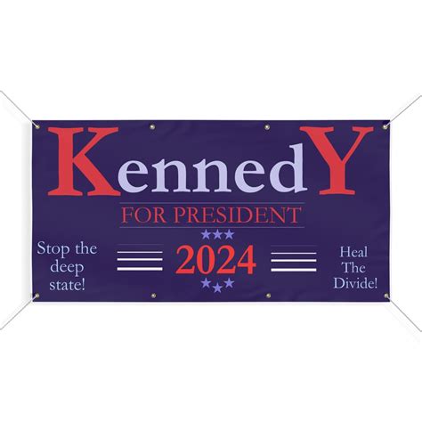 Robert F Kennedy Heal The Divide Banner Rfk For President Election