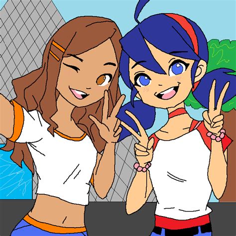 Marinette And Alya Miraculous Ladybug Fan Art 44813064 Fanpop