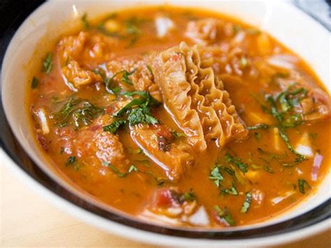 Mix Food Recipes Menudo Rojo Mexican Spicy Beef Tripe Soup