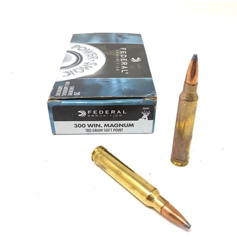 Federal Power Shok 300 Win Mag 180 Grain Sp Ammunition 20 Rounds