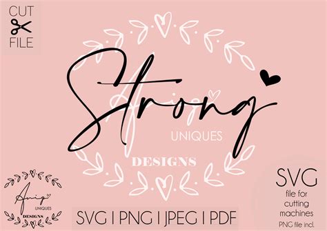 Strong Svg Png Jpeg Pdf So Fontsy