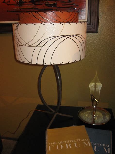 Mid Century Vintage Style Tier Fiberglass Lamp Shade Modern Etsy