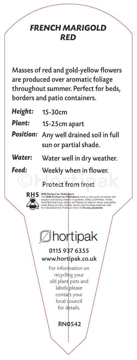 Marigold French Red Hortipak E Store