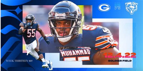 2022 Chicago Bears Uniform Tracker Week 13 Vs Green Bay Packers On