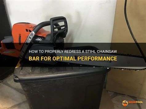 How To Properly Redress A Stihl Chainsaw Bar For Optimal Performance