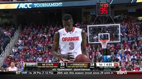 Nc State Vs Syracuse 3 14 14 2014 Acc Tourn Youtube