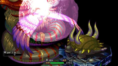 Breath Of Fire 3 Mammoth Vs Myria Youtube