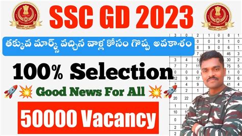 Ssc Gd Constable Big Big Update Ssc Gd