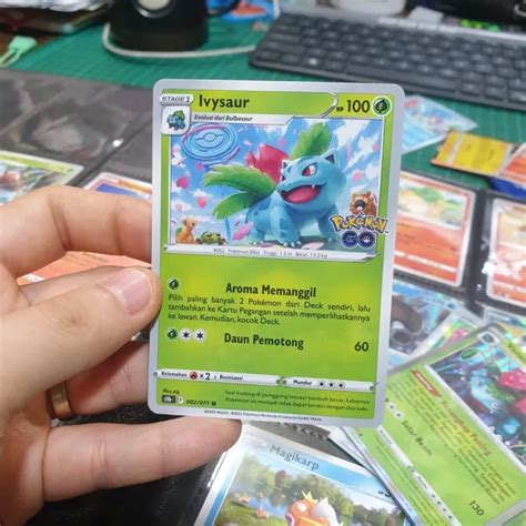 Kartu Pokemon Indonesia Pokemon Go S10b Ivysaur Lazada Indonesia