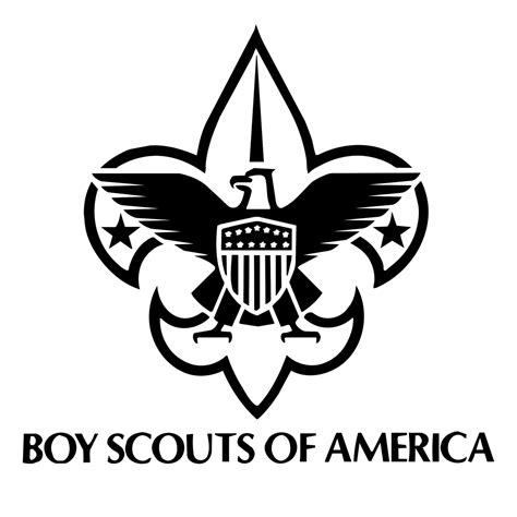 Boy Scout Symbol Black And White