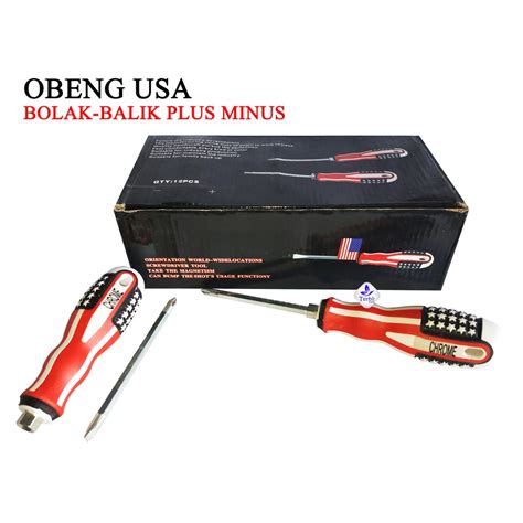 Jual Obeng Bolak Balik Usa Amerika Inch Screw Baut