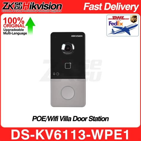 Hikvision Multi Language Ds Kv Wpe C Ip Doorbel Wifi Doorbell Door