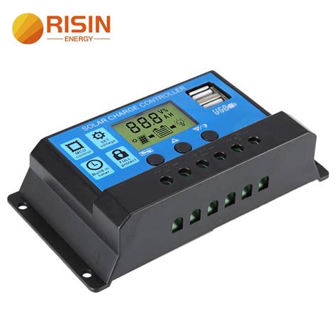 China 10A 20A 30A 12V 24V Intelligent PWM Solar Charge Controller