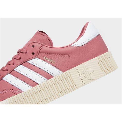 Adidas Originals Leather Samba Rose In Pinkwhite Pink Lyst