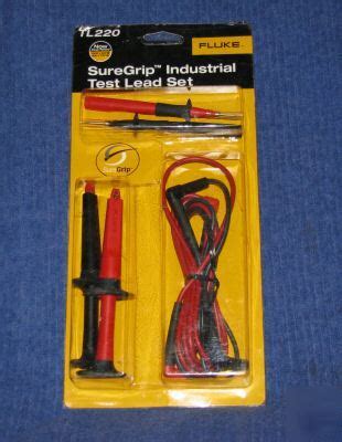 Fluke Sure Grip Industrial Test Grip Set Model TL220