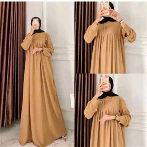 Jual GAMIS SALSA JUMBO CRINGKEL LD 120 PB 140 SALSA DRESS GAMIS WANITA