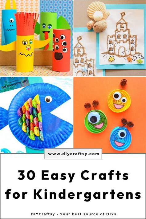 30 Fun Crafts For Kindergarten Art Projects And Activities