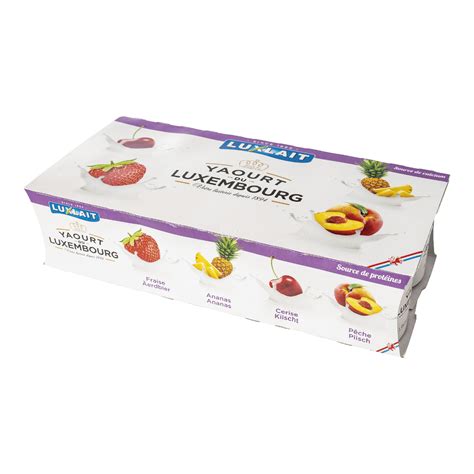 Fruchtjoghurt Packung 8 St Luxlait® Günstig Bei Aldi