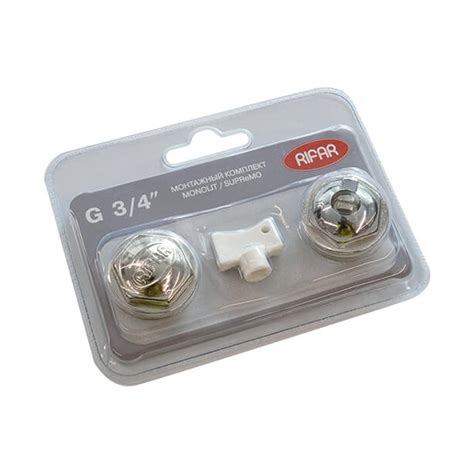 Комплект для подключения радиатора 3/4" MONOLIT/SUPReMO хром Rifar ...