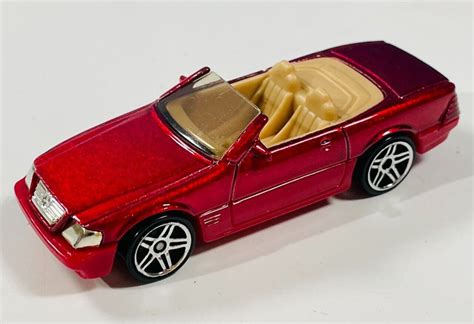 Selling On Ebay Hot Wheels Diecast Mercedes Benz Convertible Mint Red Infinity Dress