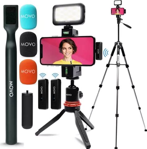 Kit De Vlogs Movo Ivlogger Inal Mbrico Para Iphone Con Micr Meses