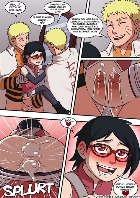 Sarada leva dupla penetração de Naruto Hentai Puta Animes Hentai