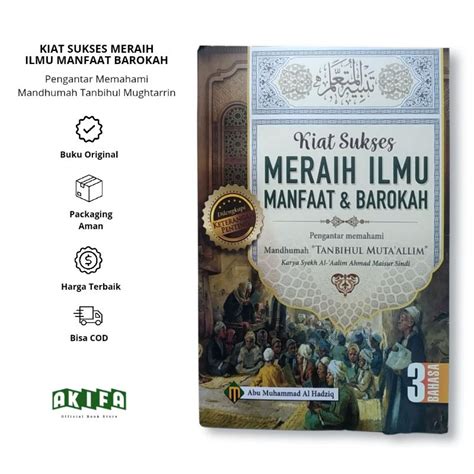 Jual Buku Kiat Sukses Meraih Ilmu Manfaat Dan Barokah Shopee Indonesia